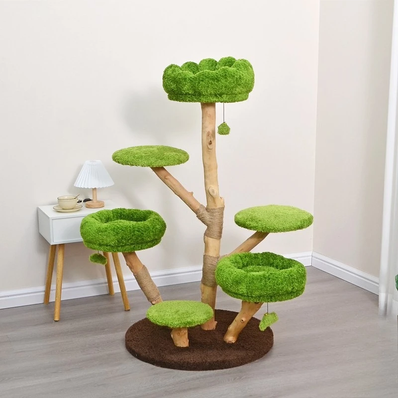 

Cat climbing frame Cat scratching post Tree house nest Cat jumping platform Grinding claws Climbing Pet supplies