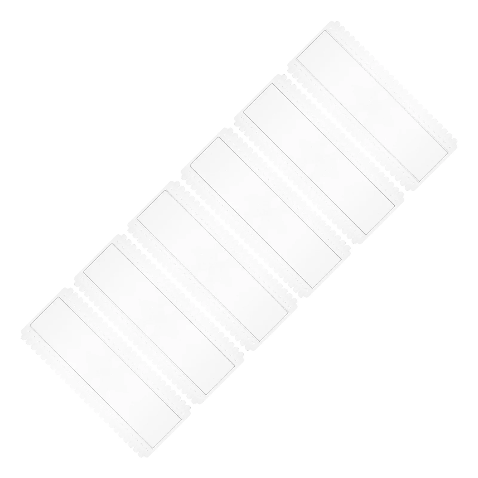 

6pcs Color Display Board 50 Slots Transparent Art Design Board For Gel Polish Sample Diy Practice Nail Tips Display Tool Nail