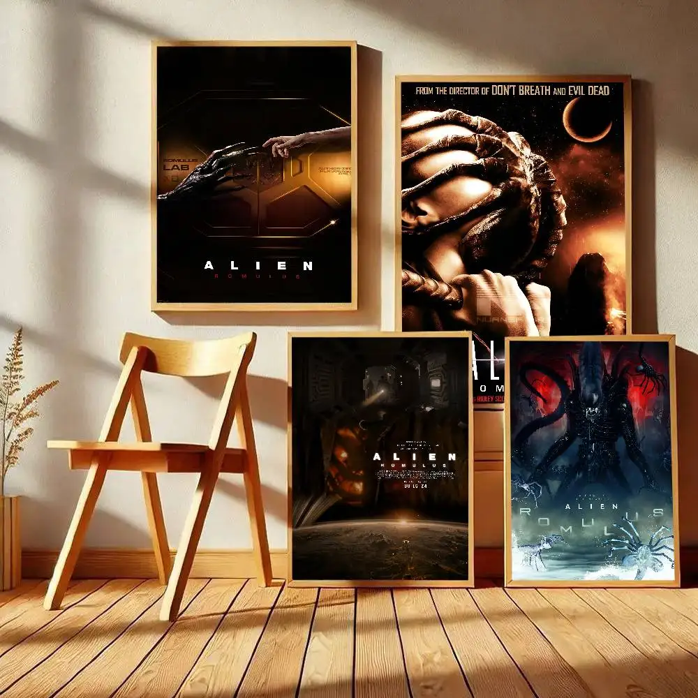 Movie A-Alien R-Romulus Poster Art With Prints Home Bedroom Living Room Decoration Gift