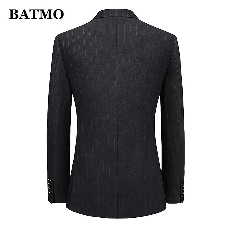 Batmo 2024 new arrival Autumn high quality plaid casual blazer men,men's suits jackets Casual Jackets men plus-size M-5XL 6824