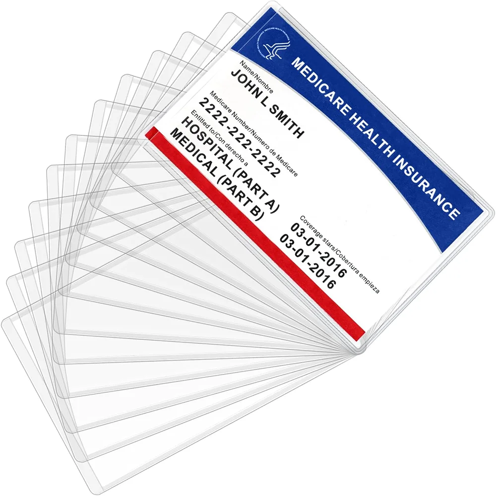 حافظة حماية لحامل بطاقات Medicare المقاومة للماء - حافظة بطاقات الائتمان وبطاقة الأمان الاجتماعي #1