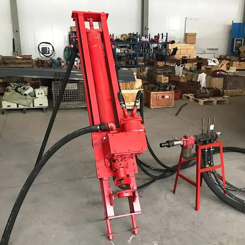 

Customized Small Electric DTH Drilling Rig Lightweight Mini Borehole Drill 40m High Torque Multi Angle Drilling For Home Use