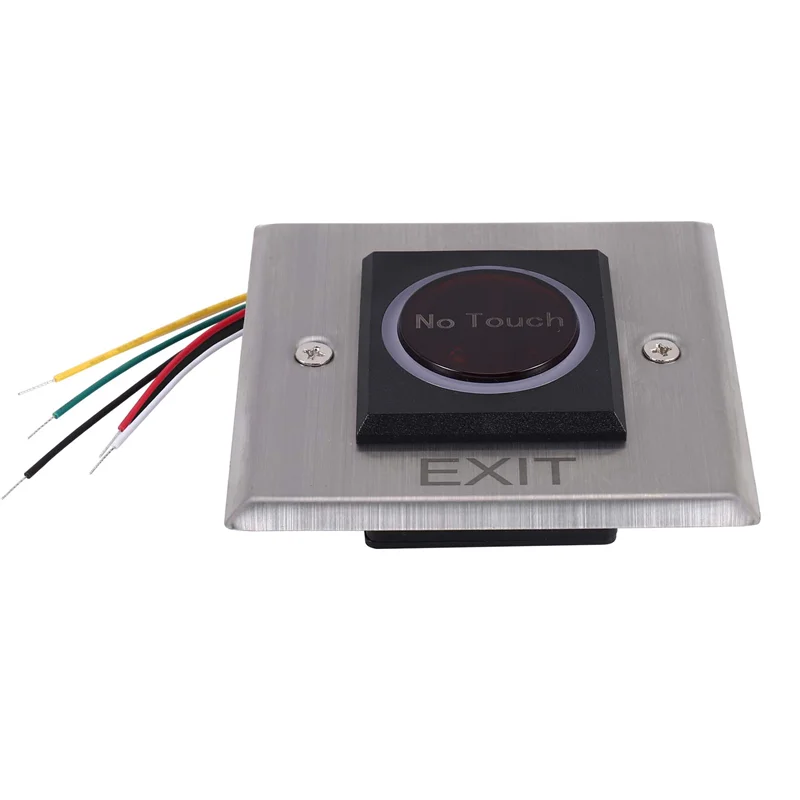 -A96P Infrared Sensor Switch No Contact Contactless Switches Door Release Exit Button With LED Indication
