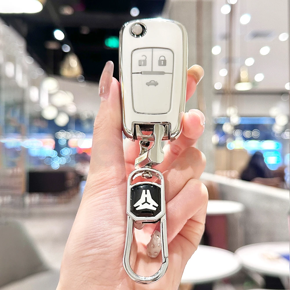 Carcasa de TPU Fob Auto sin llave para Buick para Chevrolet Cruze Aveo Trax Opel Astra Corsa Meriva Zafira Antara J funda para llave de coche