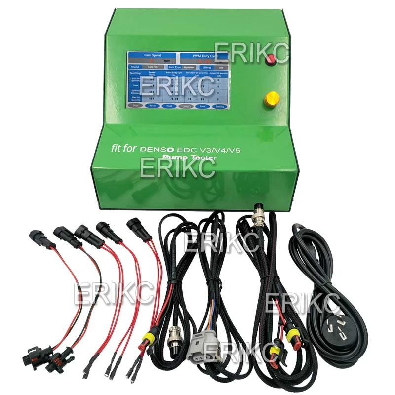 

ERIKC DIESEL COMMON RAIL EDC ELECTRONIC PUMP TESTER Simulator FOR DENSO EDC V3 V4 V5 Fuel PUMP TESTING