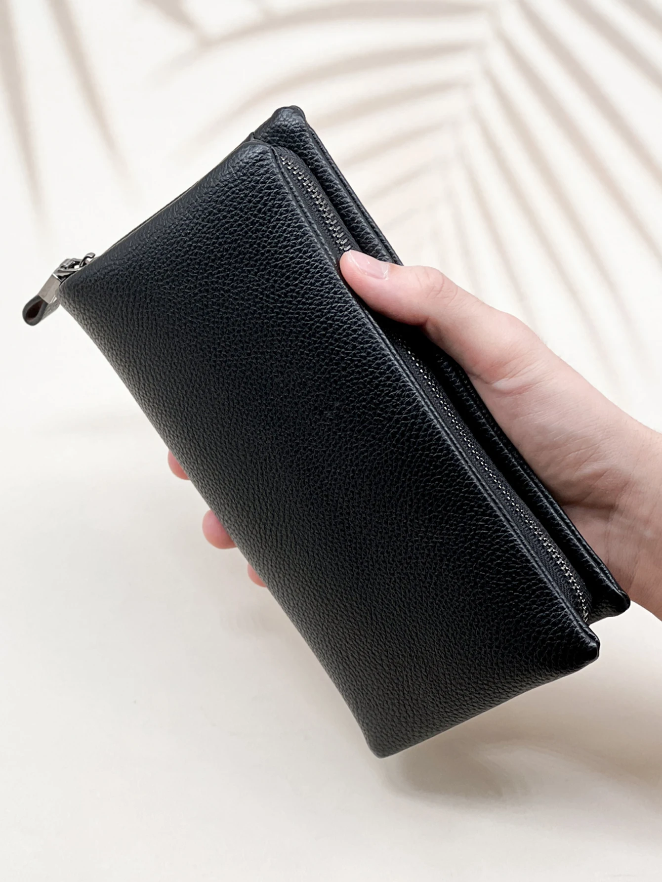 fashion clutch bag casual business soft paragraph large capacity hand bag