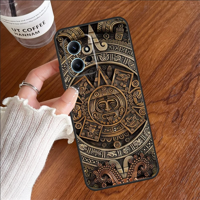 Mayan Calendar Case For Xiaomi Redmi Note 11 10 8 9 12 Pro Plus Note 12S 10S 11S 9A 10A 9C 10C 12C Cover