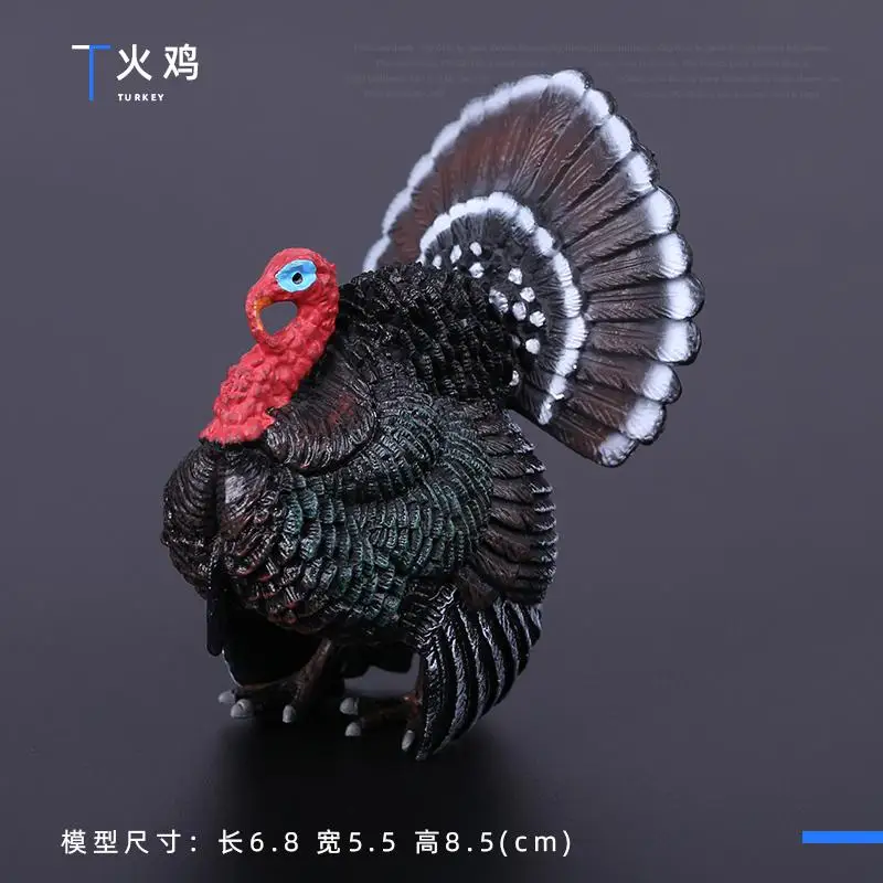 Simulatie Dierenfiguren Ooievaar Adelaar Turkije Actiefiguur Dierenbeeldjes Bosfamilie Plastic Vogels Speelgoed Kindergeschenken Dierentuin