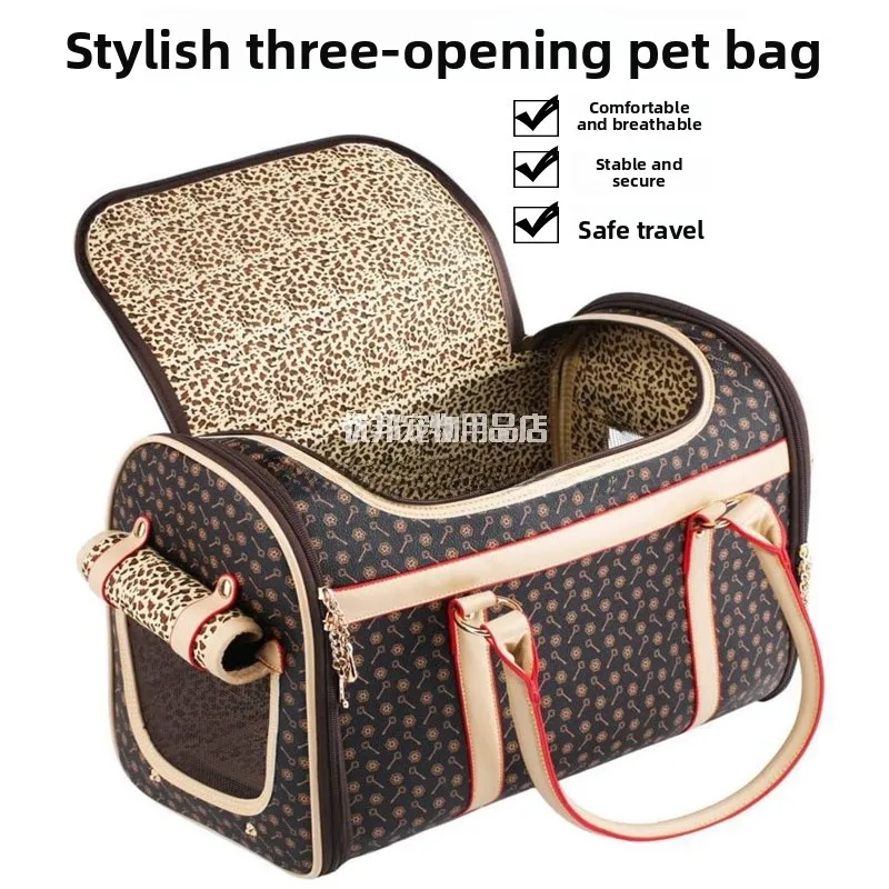 fashionable-pu-dog-backpack-outdoors-crossbody-bag-small-dogs-portable-bag-pet-travel-supplies-single-shoulder-bag