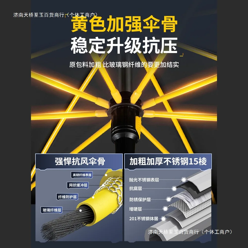 Parasol Umbrella Fishing Umbrella Sunshade Fold Vinyl Record Sun Protection Thickened Canes Fishing Beach Umbrella