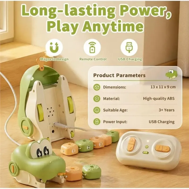 Remote Control Greedy Snake Magnetic Swallowing Snake Remote Control Car Duel For Parent Child Interaction