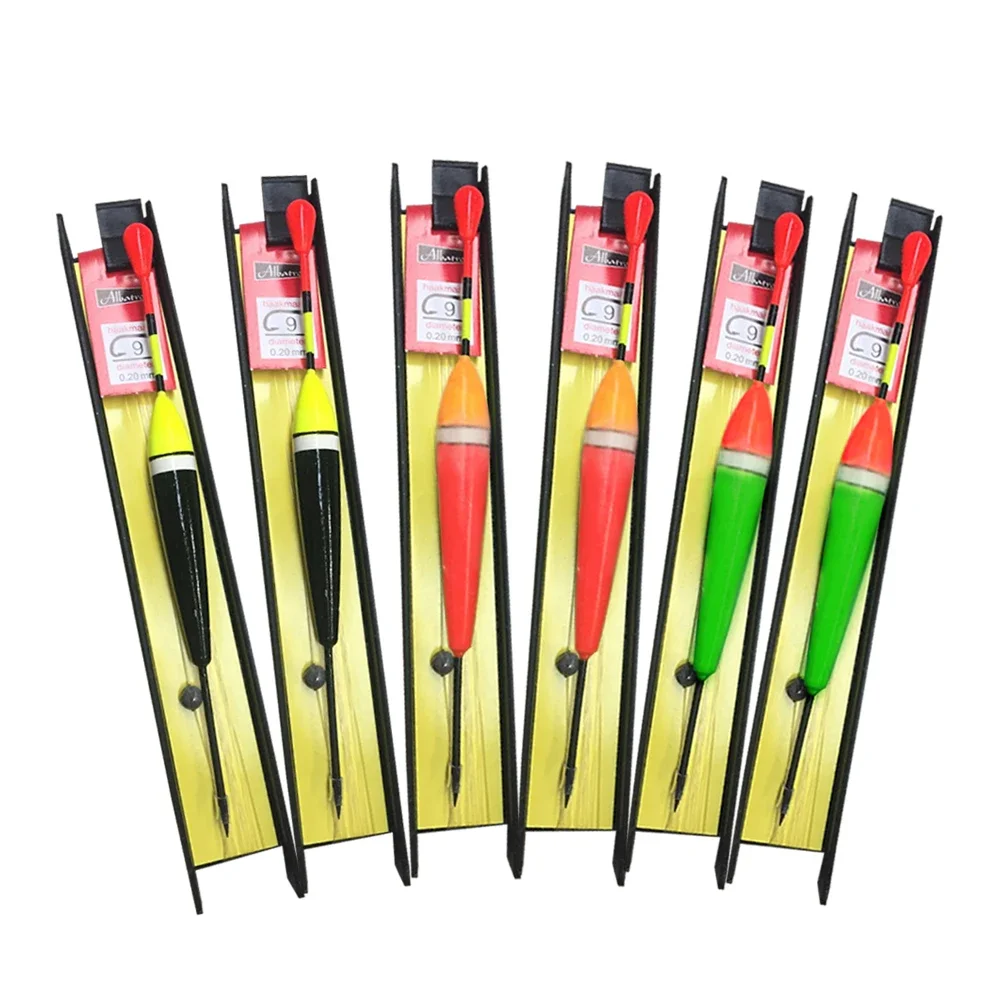 3 unids/lote sedal de pesca de carpa Bobber grupo flotador de peces aparejos de pesca anzuelo de China boya de pescado flotante Tiple accesorios de traje