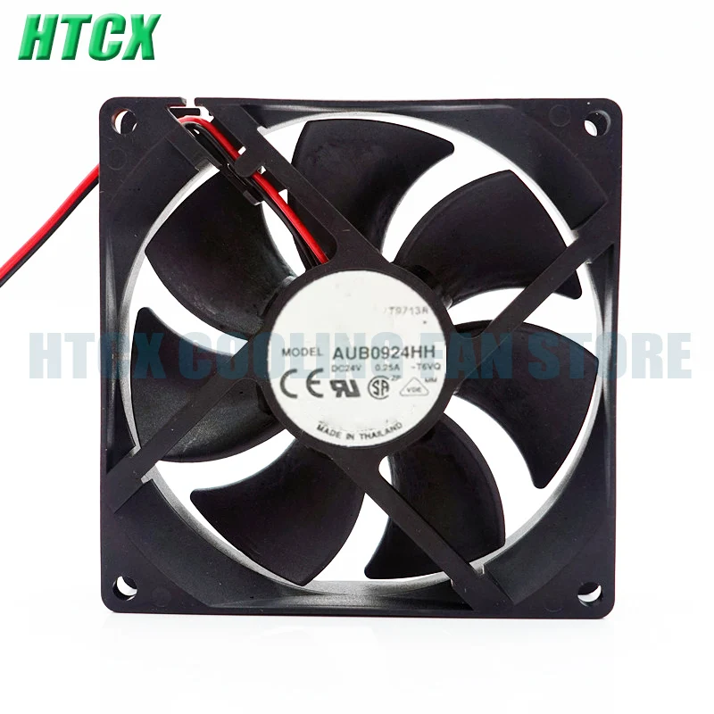 New AUB0924HH DC24V 0.25A 9025 Double Ball Fan