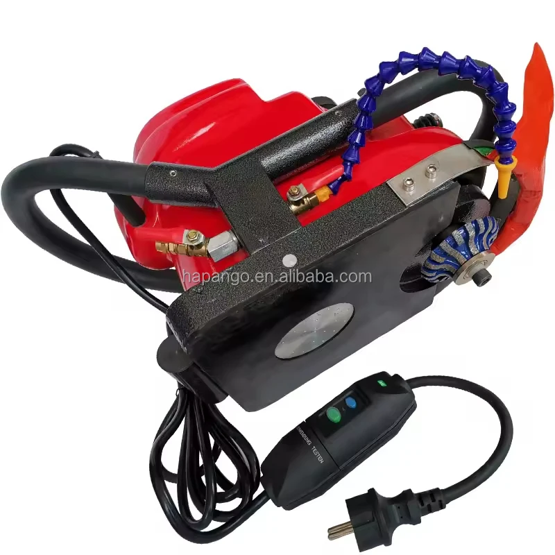 

2000W 15A Electric Variable Speed Brushless Motor Handheld Edge Grinding Profiling Polishing Machine