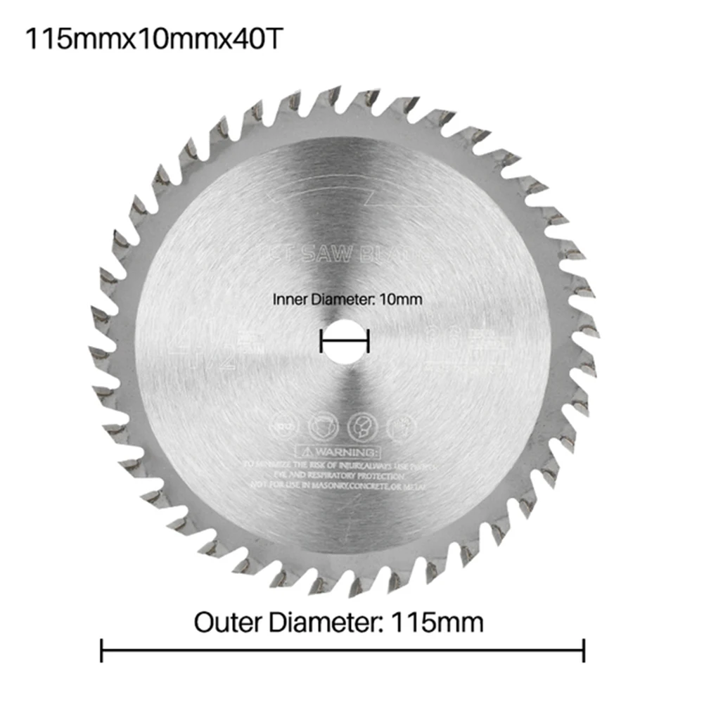 Imagem -04 - Circular Saw Blade Disc For Wood Cutting Tool Diâmetro 10 mm Angle Grinder Tct Woodworking Faça Você Mesmo 89 mm 10 mm