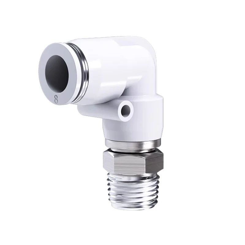 

Pneumatic Rotary Connectors Swivel Fittings 360° Rotation MaleThread M5 1/4 1/2 Hose Joint 6/8/10mm Revolute NRL Connector