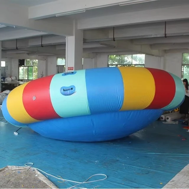 

Popular Diameter 4m Inflatable Rotating Water Disco Boat/UFO Inflatable Floating for Sales