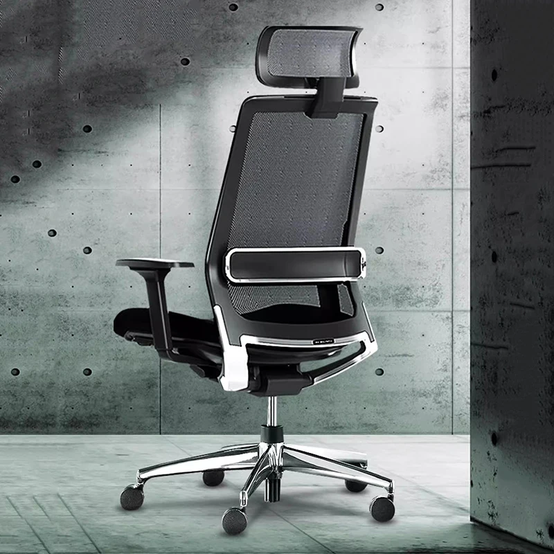 Chaise simple ergonomique confortable bureau à domicile ordinateur chaise simple patron moderne salon sol Cadeira Escritorio meubles