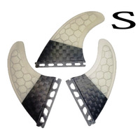 3 Pcs Tri Surf Fins Small Size Thruster Fibreglass BiLong Futures Surfboard  Fin Box bodyboard Wakeboard Surfboard Accessories