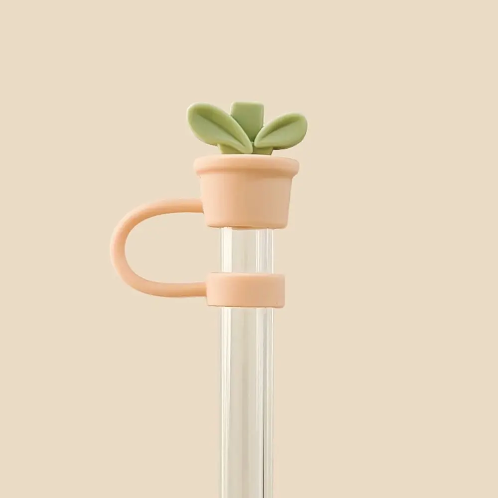 Caracol grama elefante cactus palha dicas cobre boa vedação à prova de poeira palha topper silicone 10mm palha dicas tampas