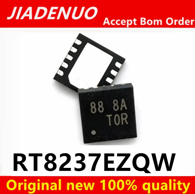 (5-10pcs)RT8237EZQW RT8237E Screen Printing 88= QFN-10 DC-DC Power Manager Chip