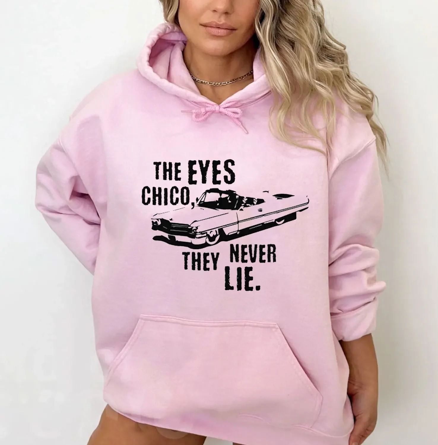 

Толстовка унисекс The Eyes Chico They Never Lie, забавная мужская зимняя толстовка с длинным рукавом и капюшоном по индивидуальному заказу, много цветов