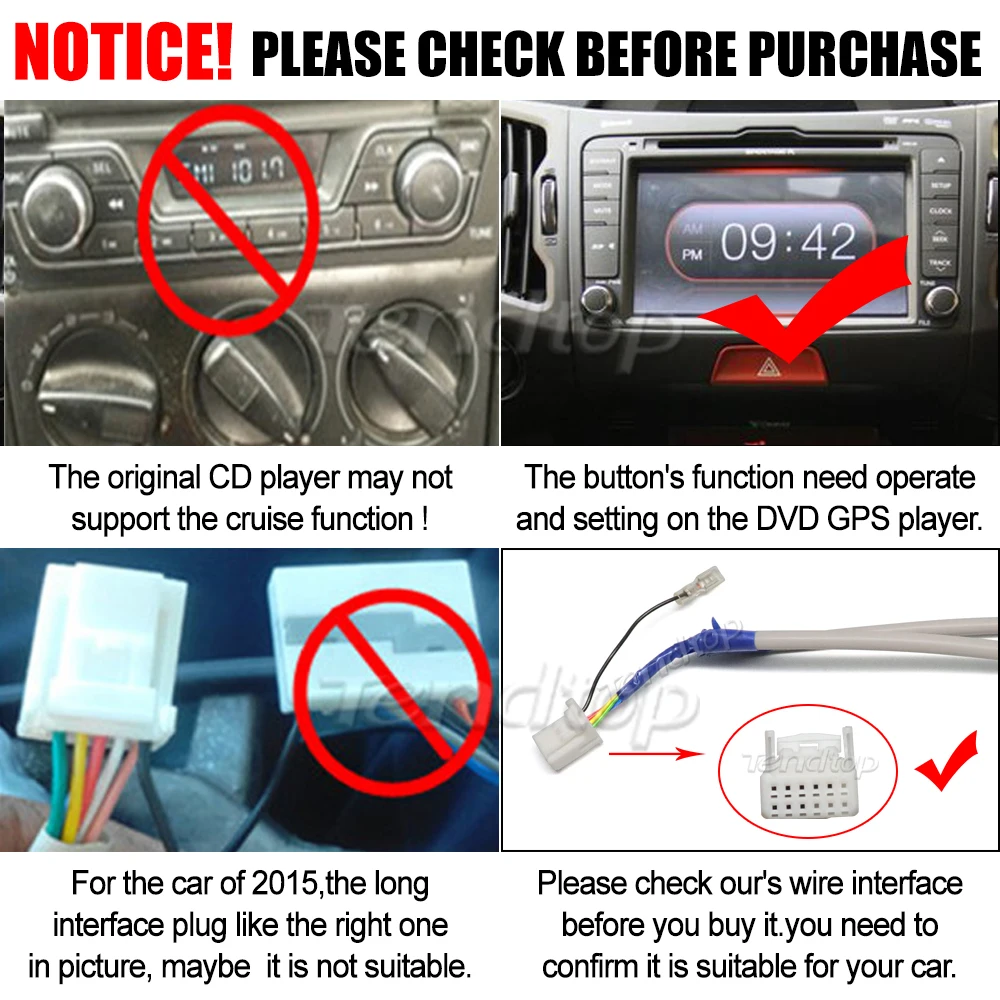 For Kia Sportage 2011 2012 2013 2014 2016 Multifunction Steering Wheel Cruise Control Button Bluetooth Audio Phone Volume Switch