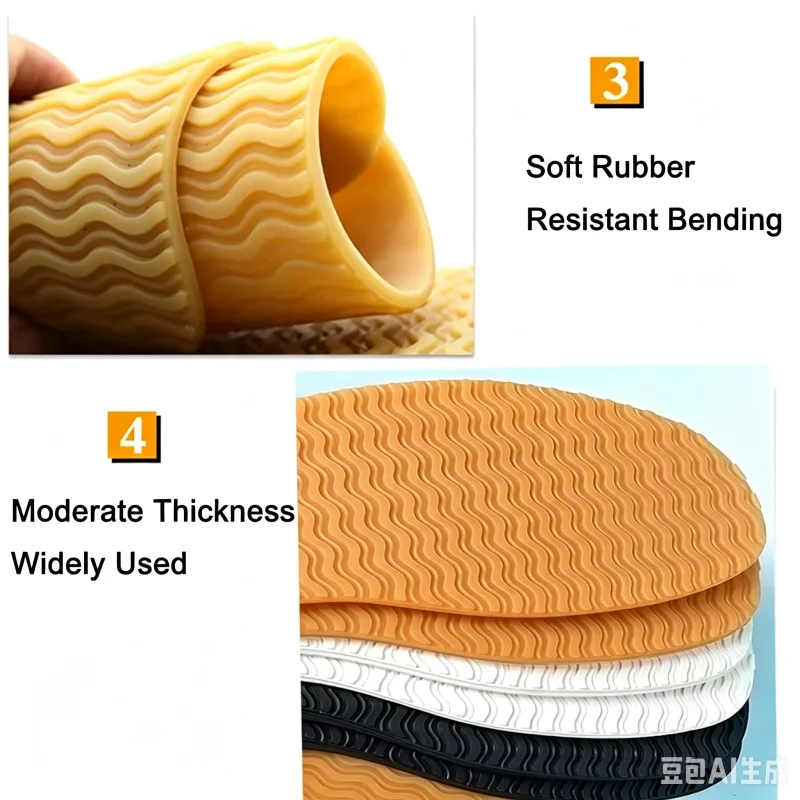 Non Slip Soles for Shoes Wear-resistant Sole Protector for Men Women Sneakers Outsole Repair Non-Slip Shoe Sole Pads DIY Worker