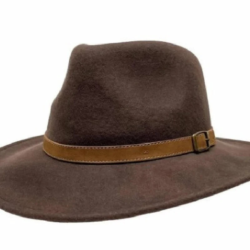 

Wool Wide-brimmed Cowboy British Retro Jazz Hat European And American Hot-selling Autumn And Winter Felt Hat