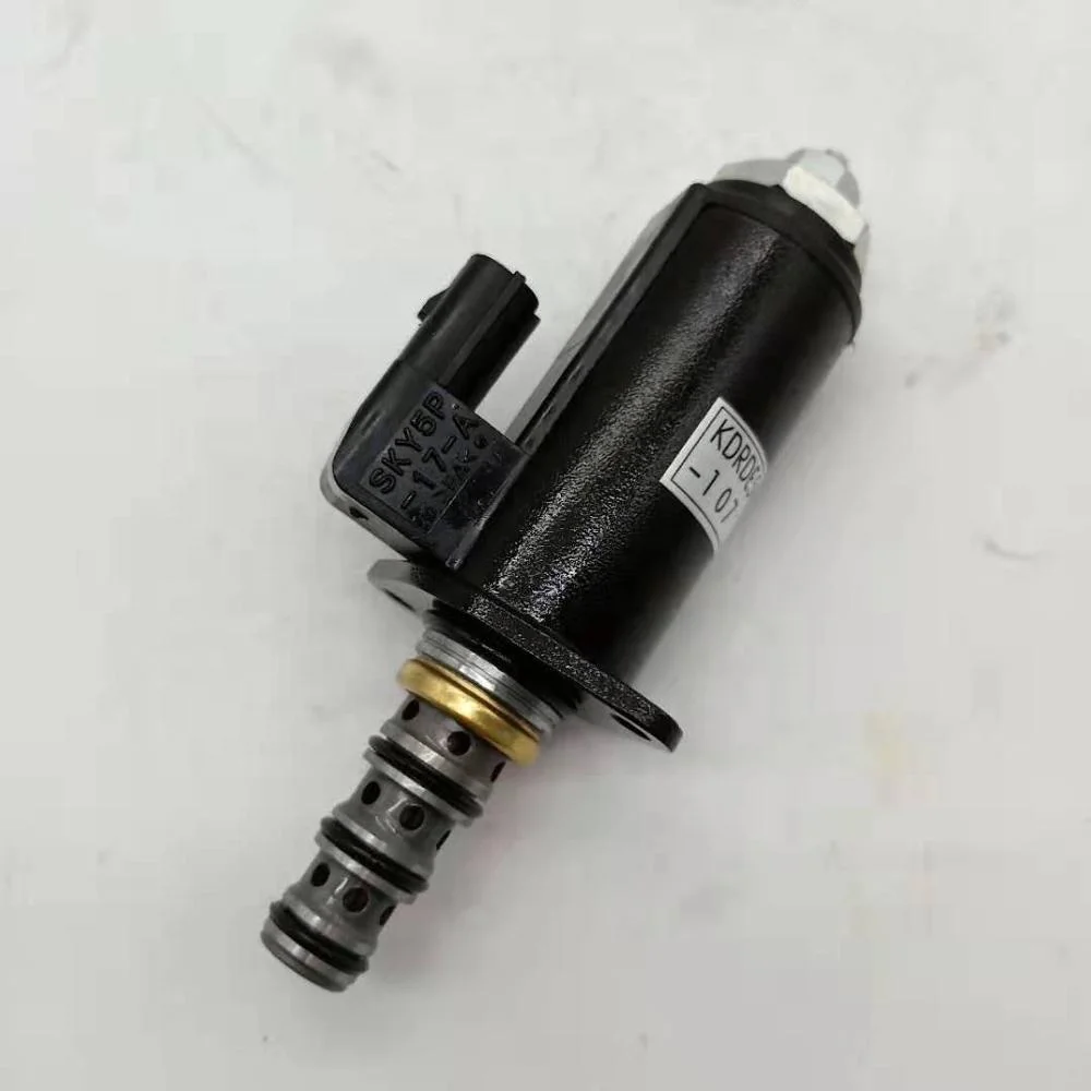 High quality KDRDE5K-31/30C50-107 Hydraulic Pump Solenoid Valve for SK200-6E Excavator YB35V00005F1