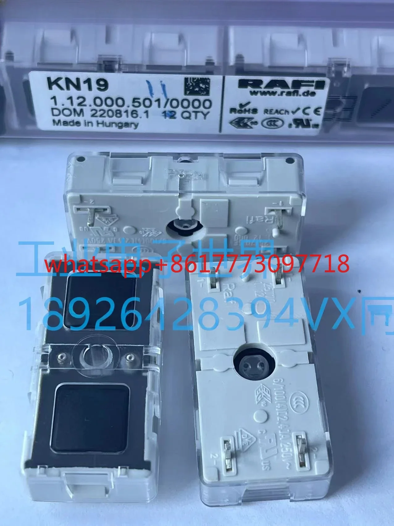 1PCS 1.12.000.501/0000  light touch switch short stroke button KN19 2 off, 14 ± 3 N