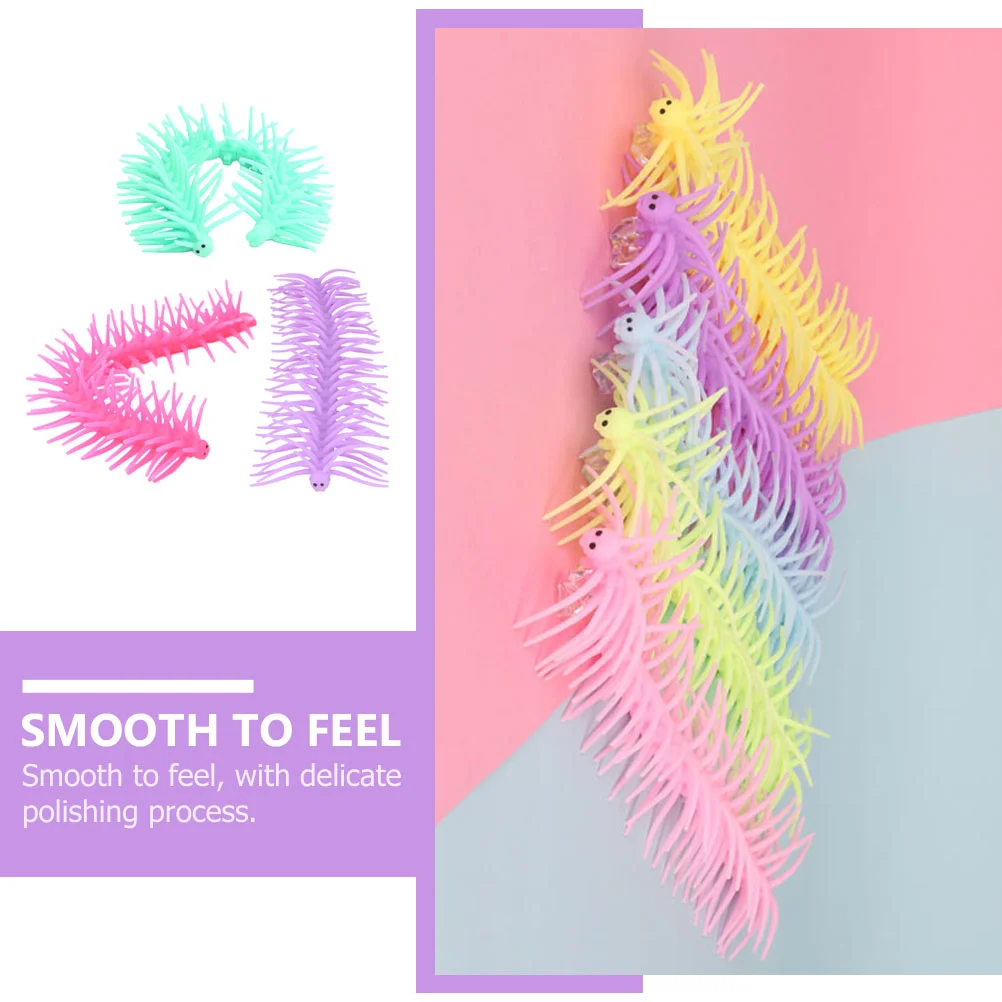 Jouets élastiques de décompression, 3 pièces, fabrication soignée, évent créatif, soulagement du Stress extensible pour enfants et adultes, réduction