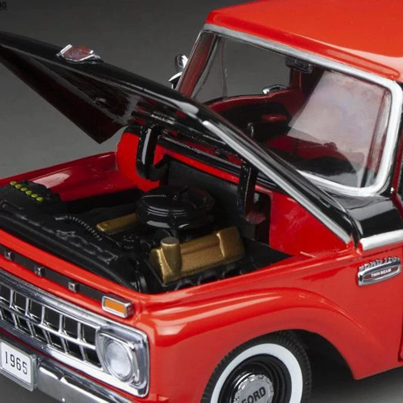 

SunStar масштаб 1:18 F-100 пикап из сплава, имитация модели автомобиля, статическая коллекция, украшенные праздничные подарки, игрушки, сувенирный подарок