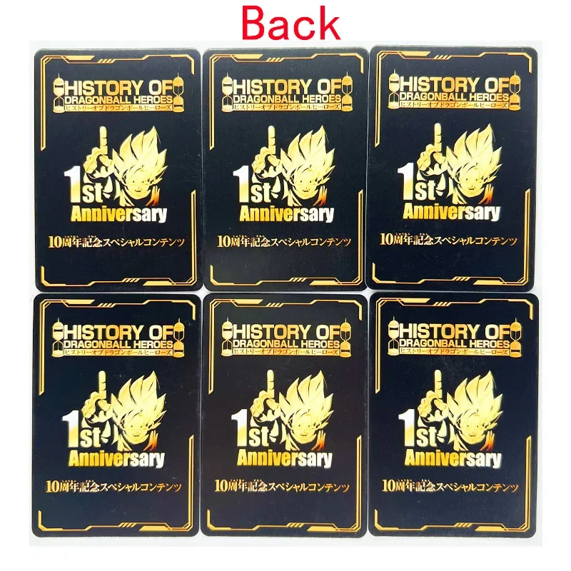 54pcs/set Laser Engraving Flash Super Saiyan Heroes Battle Card Ultra Instinct Goku Vegeta Game Collection Cards