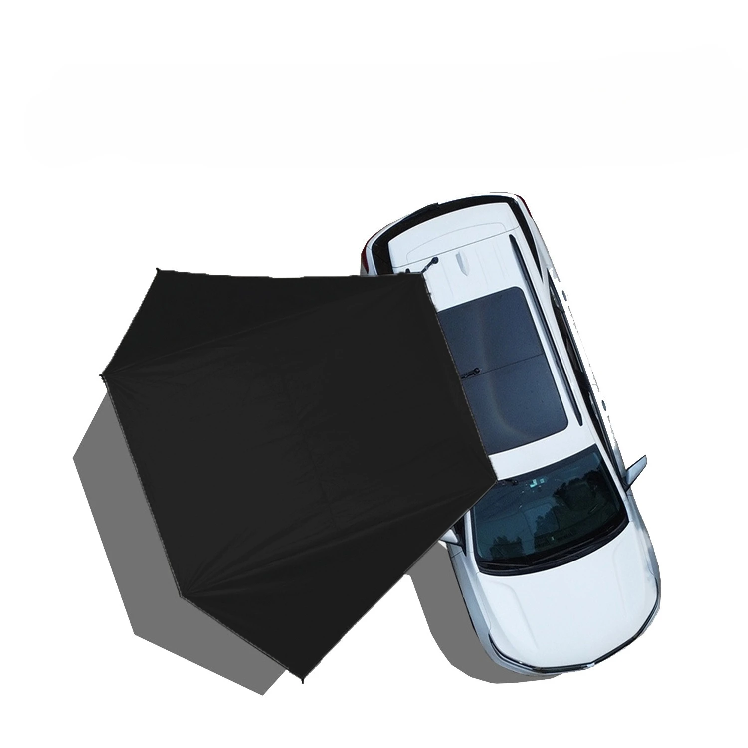 

Car side polygonal canopy suction cup type sunscreen vinyl rainproof side canopy shade rear tent