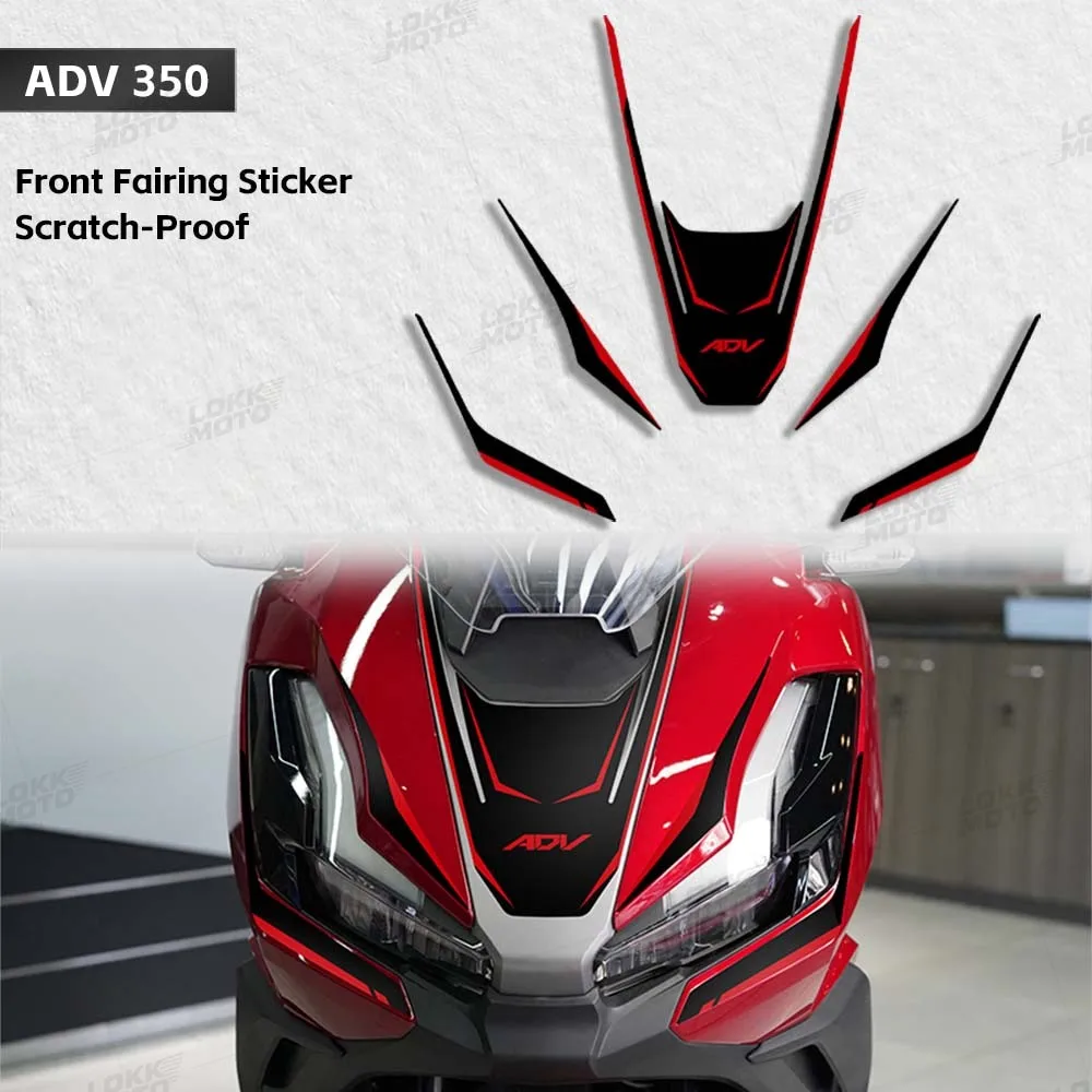 

For Adv 350 adv350 ADV 350 2025 Motorcycle Refit Head Front Sticker Scooter Protection Decals Waterproof Decorative Accessories