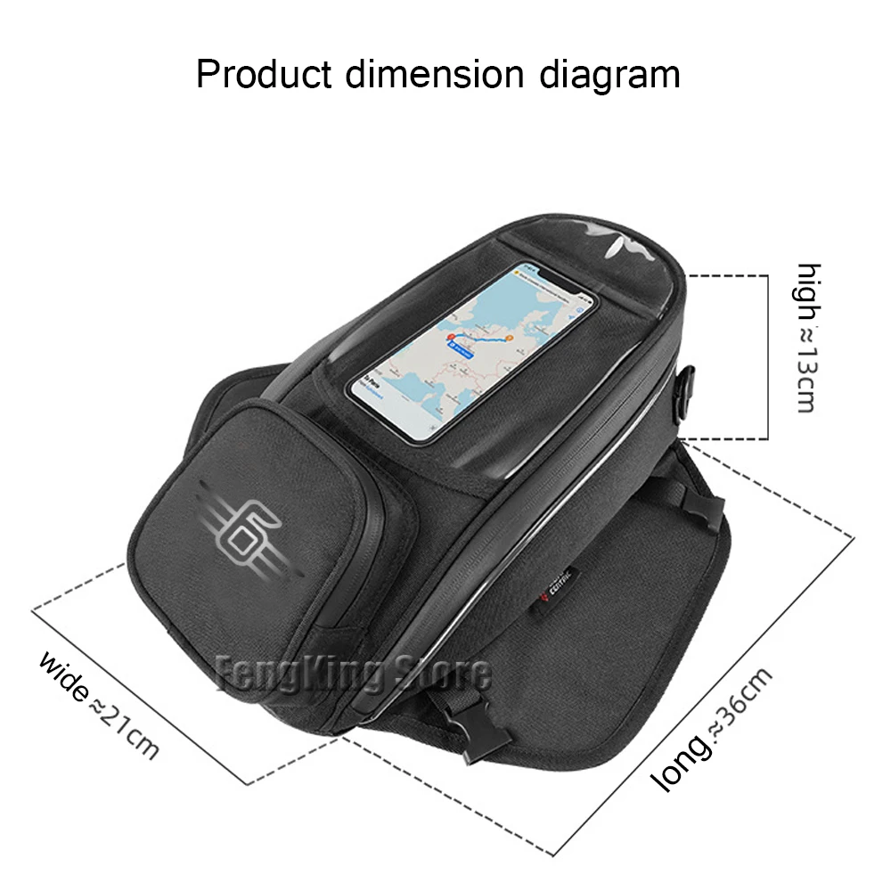 Motorcycle Fuel Tank Navigation Bag Waterproof Large Capacity Luggage for K 1600 GT GTL Exclusive K1600GT Rock Fan