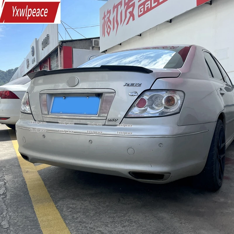 

For TOYOTA Mark X 2006 2007 2008 2009 High Quality ABS Plastic Unpainted Color Rear Trunk Lip Spoiler Car Accessories