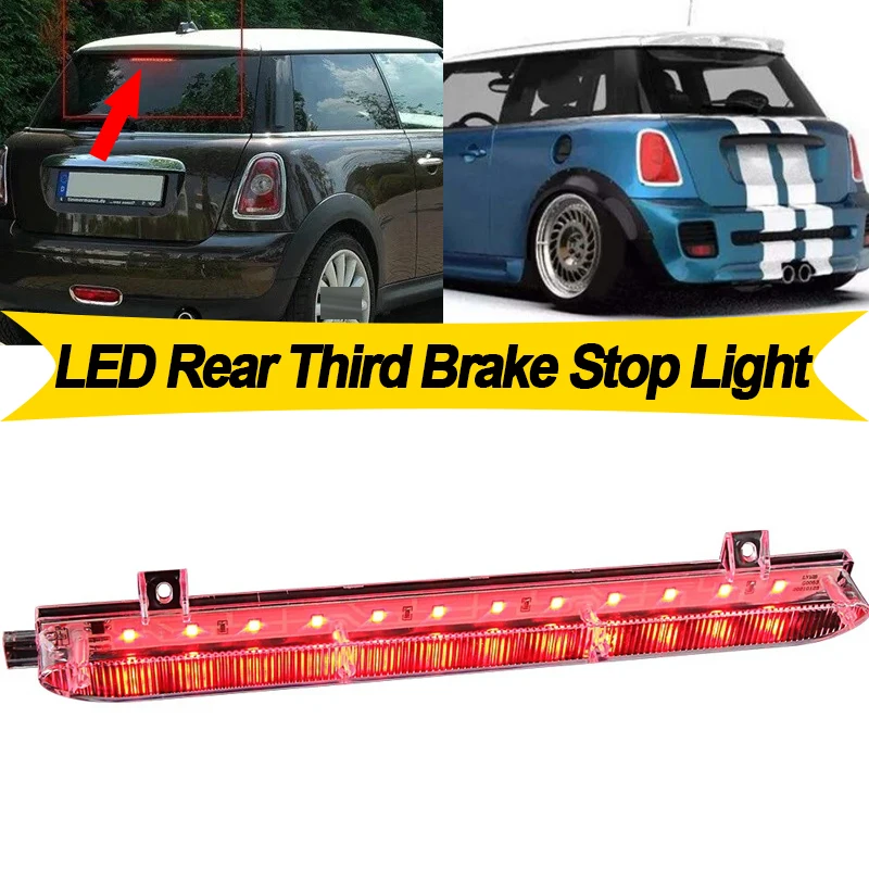

1PC Smoke/Clear Lens LED Rear 3rd Third Brake Light Lamp For Mini Cooper Countryman R60 2010 2011 2012 2013 2014 2015 2016