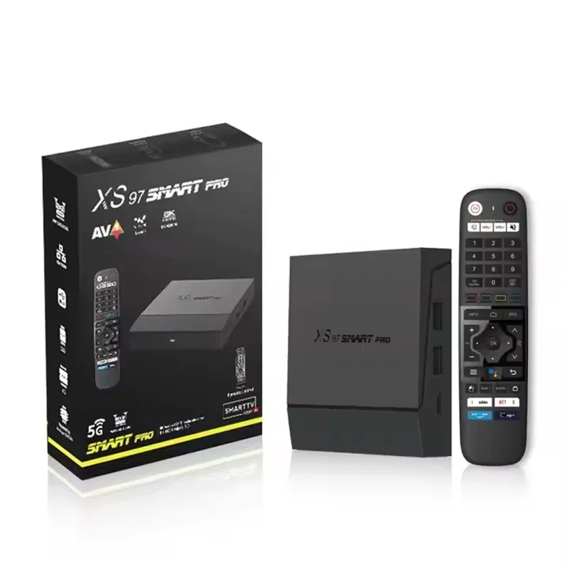 5PCS Lot Xs97 SMART Pro Android 11 ATV-OS Amlogic S905X4 dual wifi