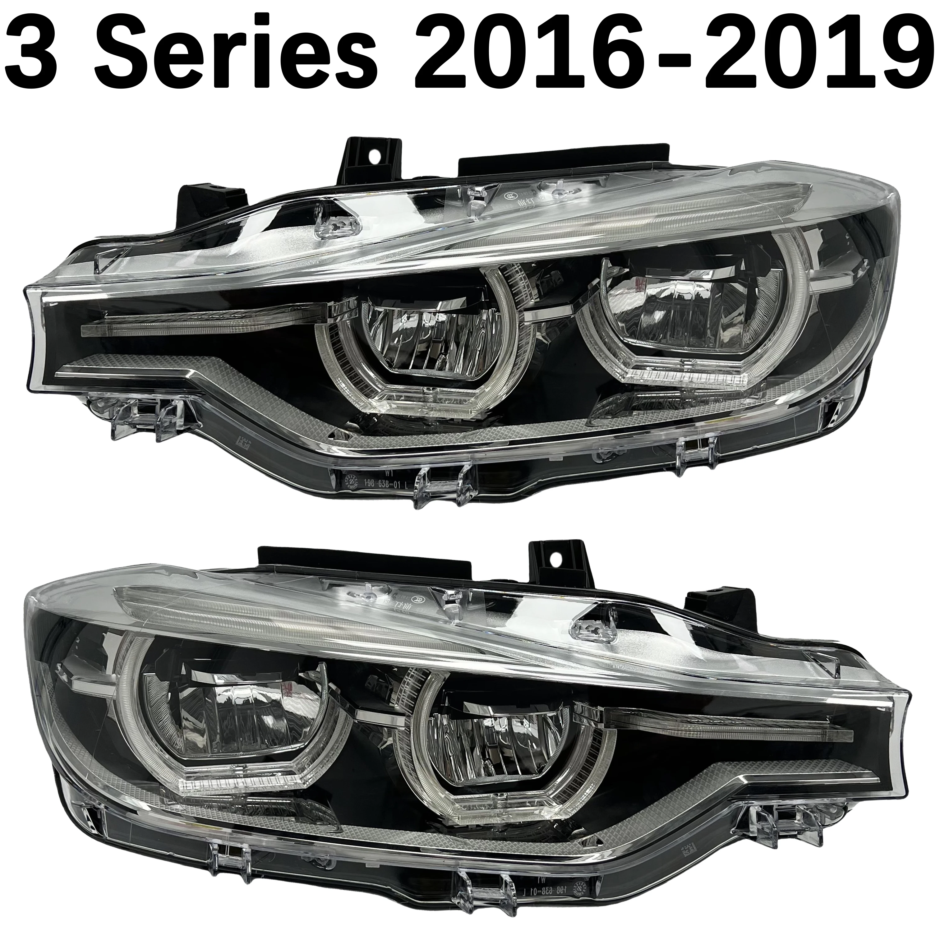 

1 шт. подходит для фар BMW F30 F31 2016-2019, полностью светодиодная фара 318 320 328 330 63117419633, 63117419634