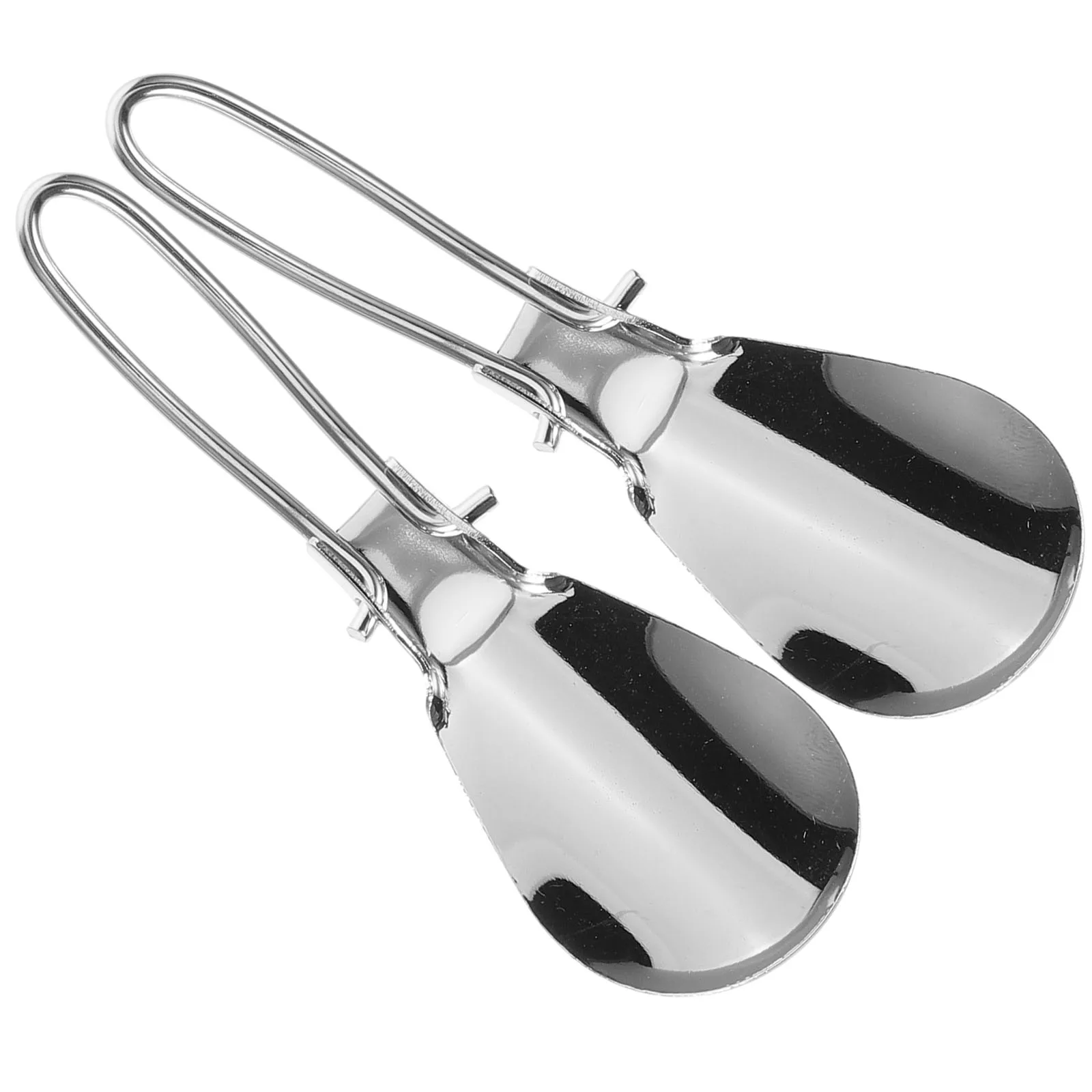 

2pcs Shoe Horn Long Handle Shoehorn Stainless Steel Shoe Horn Portable Silver Seniors Stainless Steel Durable Travel