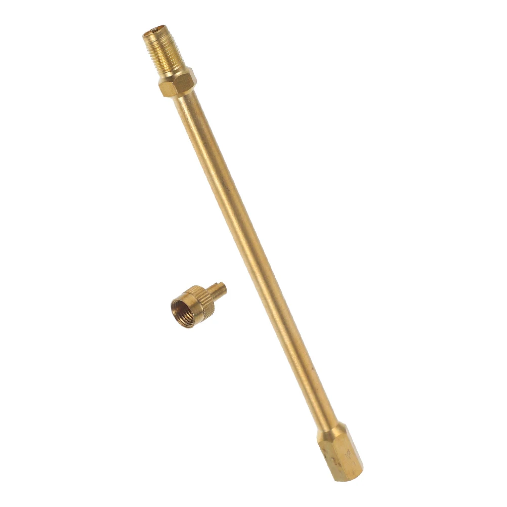 

Brass Tire Stem Extensions Truck Tire Valve Extension for Car SUV Truck Scooter 60cm Inflatable Metal Repair Tools