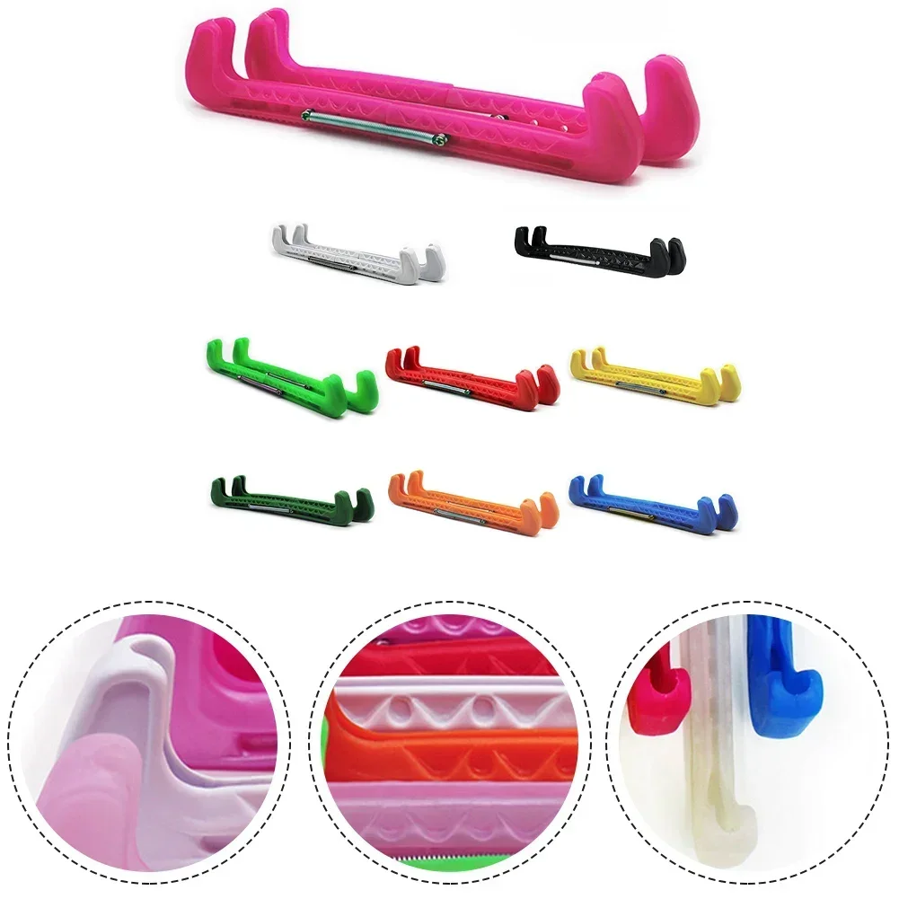 

Soverup 1 пара спортивных чехлов для лезвий, чехлы для лезвий, защитные чехлы для хоккейных коньков, регулируемые защитные 31 см, аксессуары для лыж