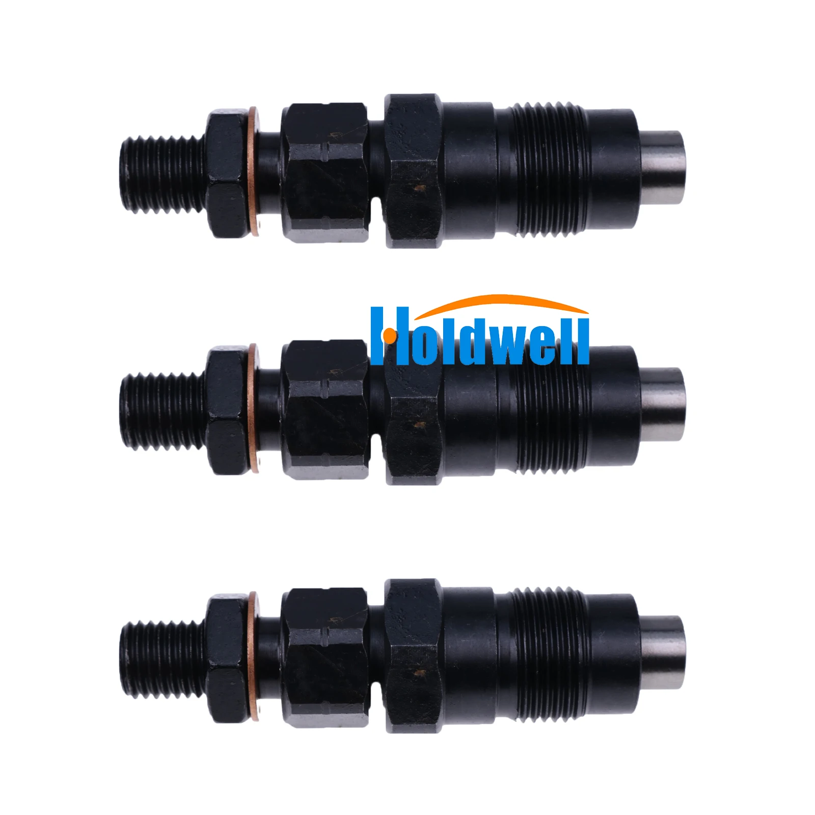 Holdwell 3Pcs Fuel Injector 131406440 for New Holland Compact Tractor TC23DA TC25 TC25D TC26DA TC29 TC29D TC33 TC33D