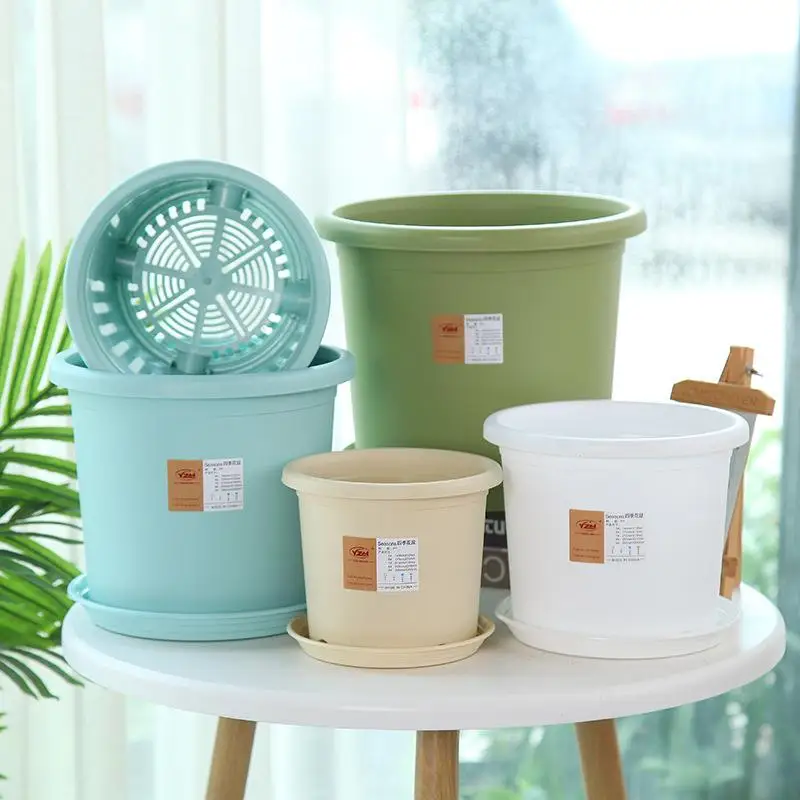 

Скандинавский глубокий горшок большого размера для растений, креативный кашпо для бонсай, для домашнего использования, весна 2026, простой стиль, персонализированный цветочный горшок