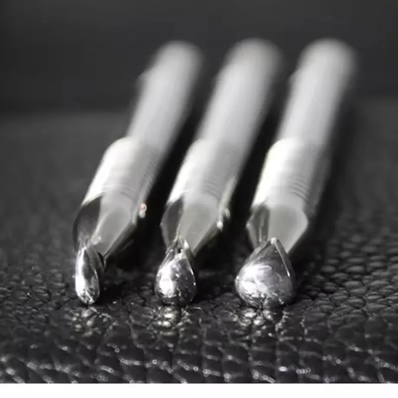 Teardrop Arabesque Stamp Set S3x8/M5x8/L7x8mm - 304 Steel Waterdrop Pattern Tool For Leathercraft | Realistic 3D DIY Punch