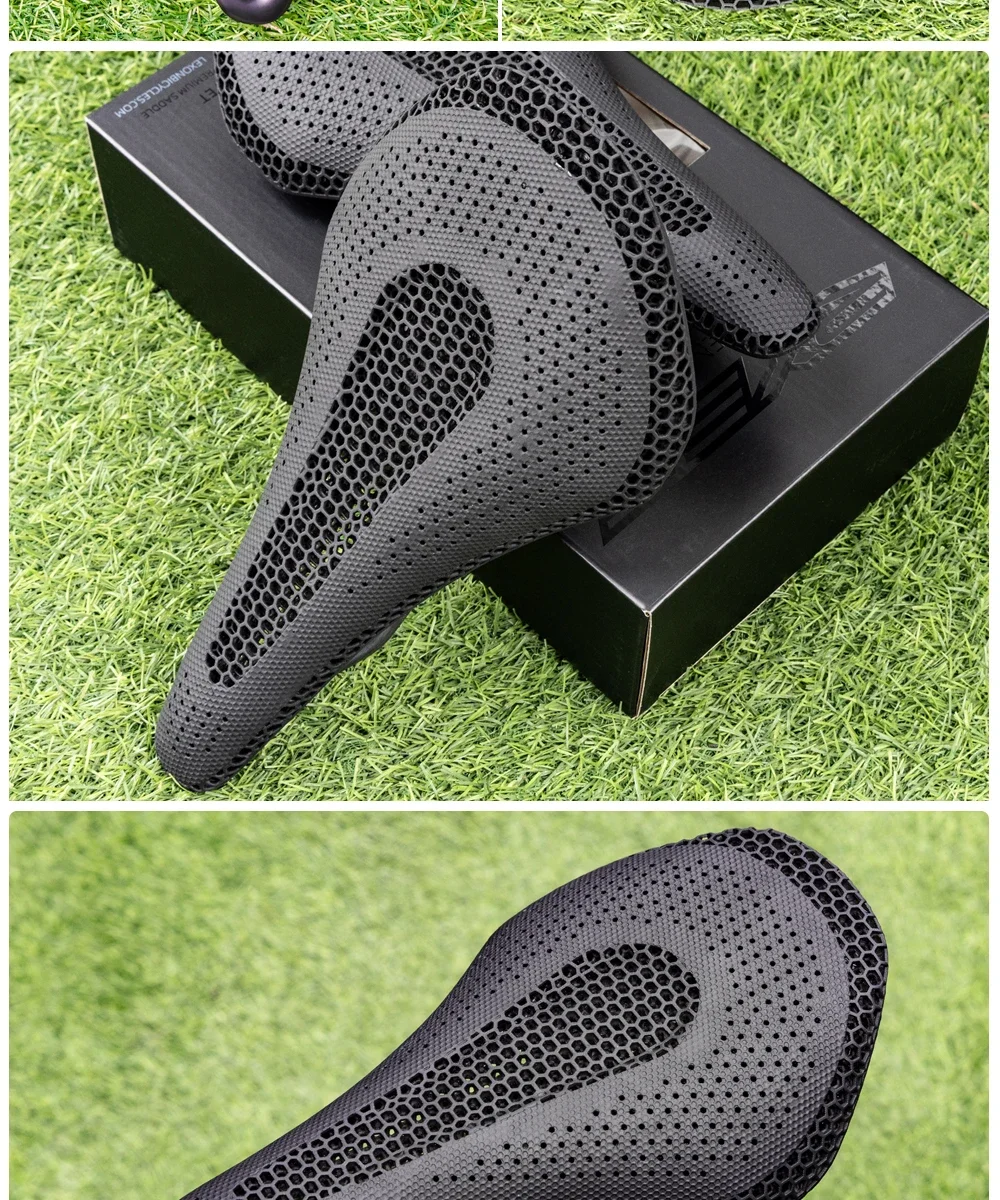 RYET Ultra Vollcarbon 3D-gedruckter Fahrradsattel, 205 g, hochmodulare Carbonbasis, 7 x 10 mm Schienen-Aussparung für Rennrad, MTB, Gravel – Detail 17