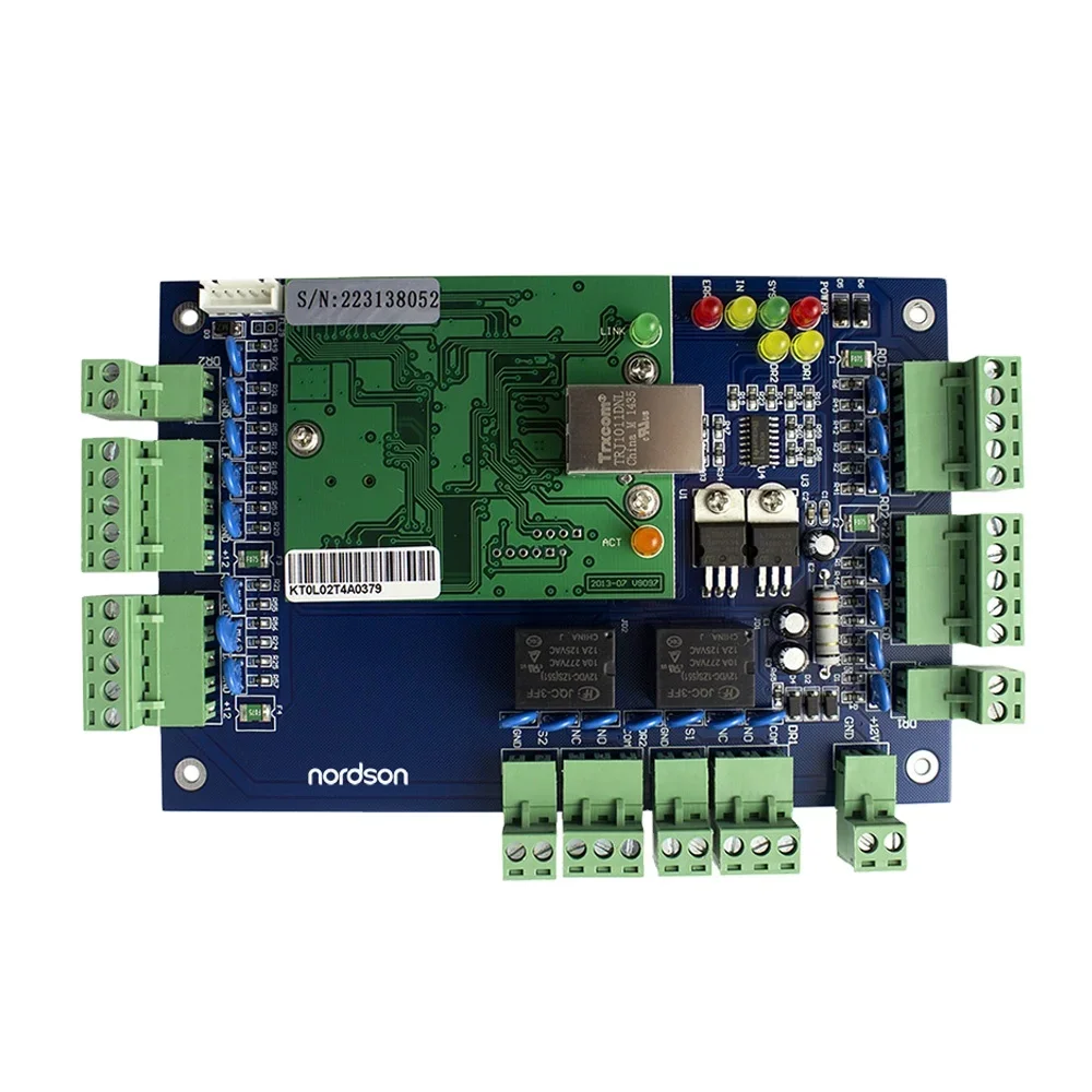 NS-L2 TCP/IP Network Computer Based Double Door Access Control System