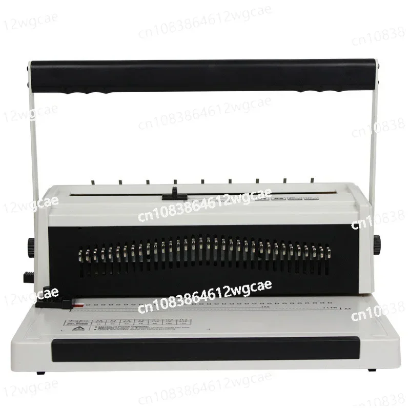 YS-W20A Full Draw Knife Double Wire Iron Ring Binding Machine 34 Hole A4 Punching Machine Picture Book Desk Calendar